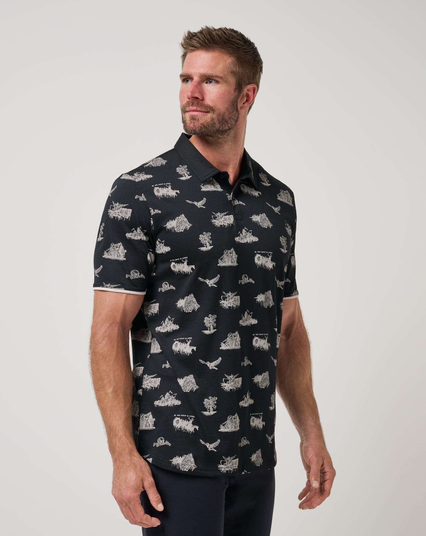 Travis Mathew City Of Evil Polo