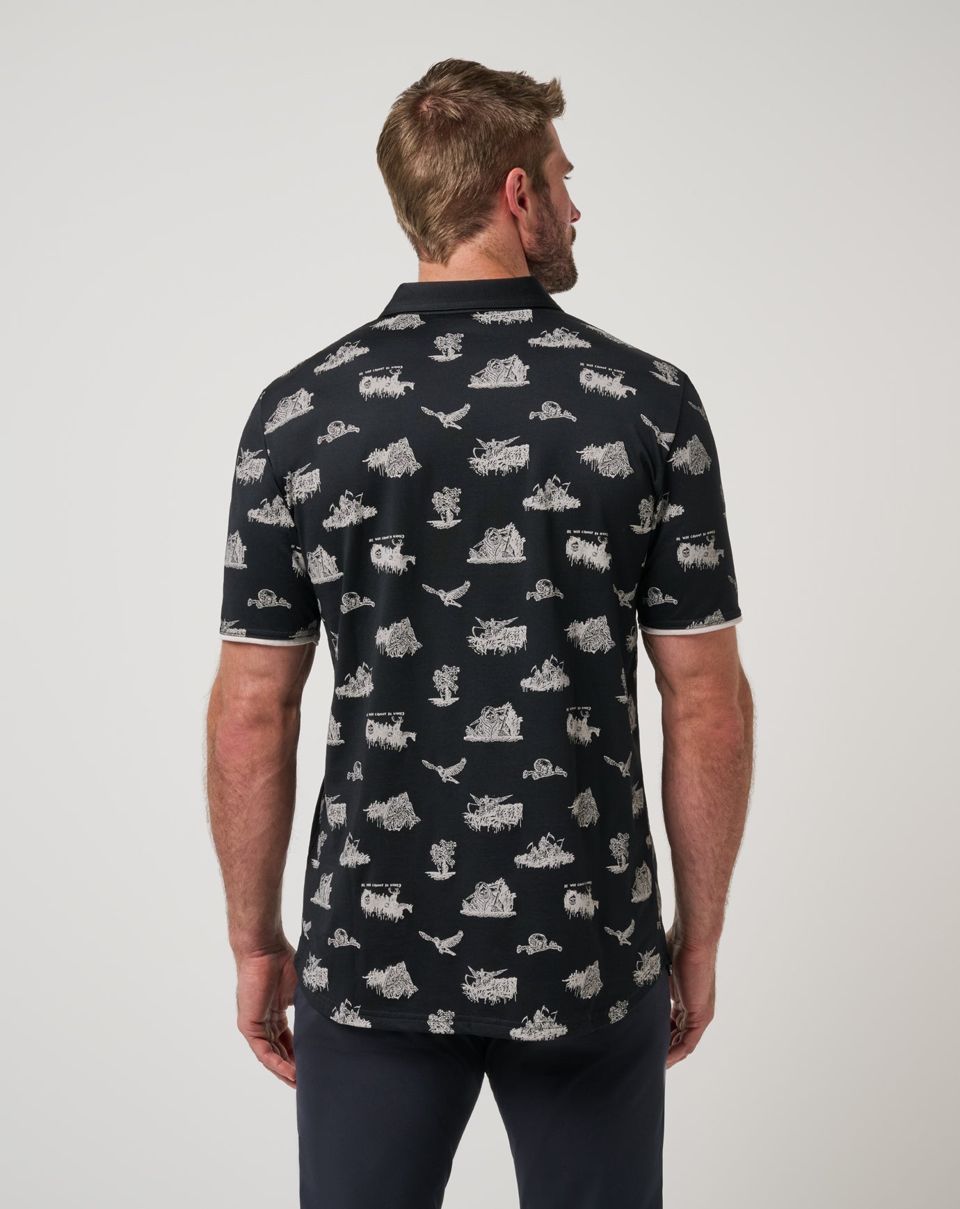 Travis Mathew City Of Evil Polo