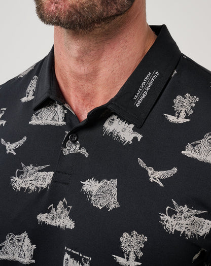 Travis Mathew City Of Evil Polo