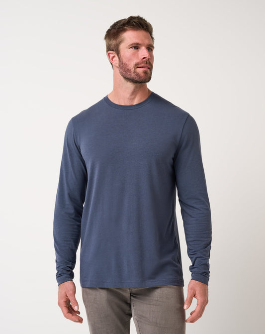 Travis Mathew Cloud Crew Long Sleeve Tee