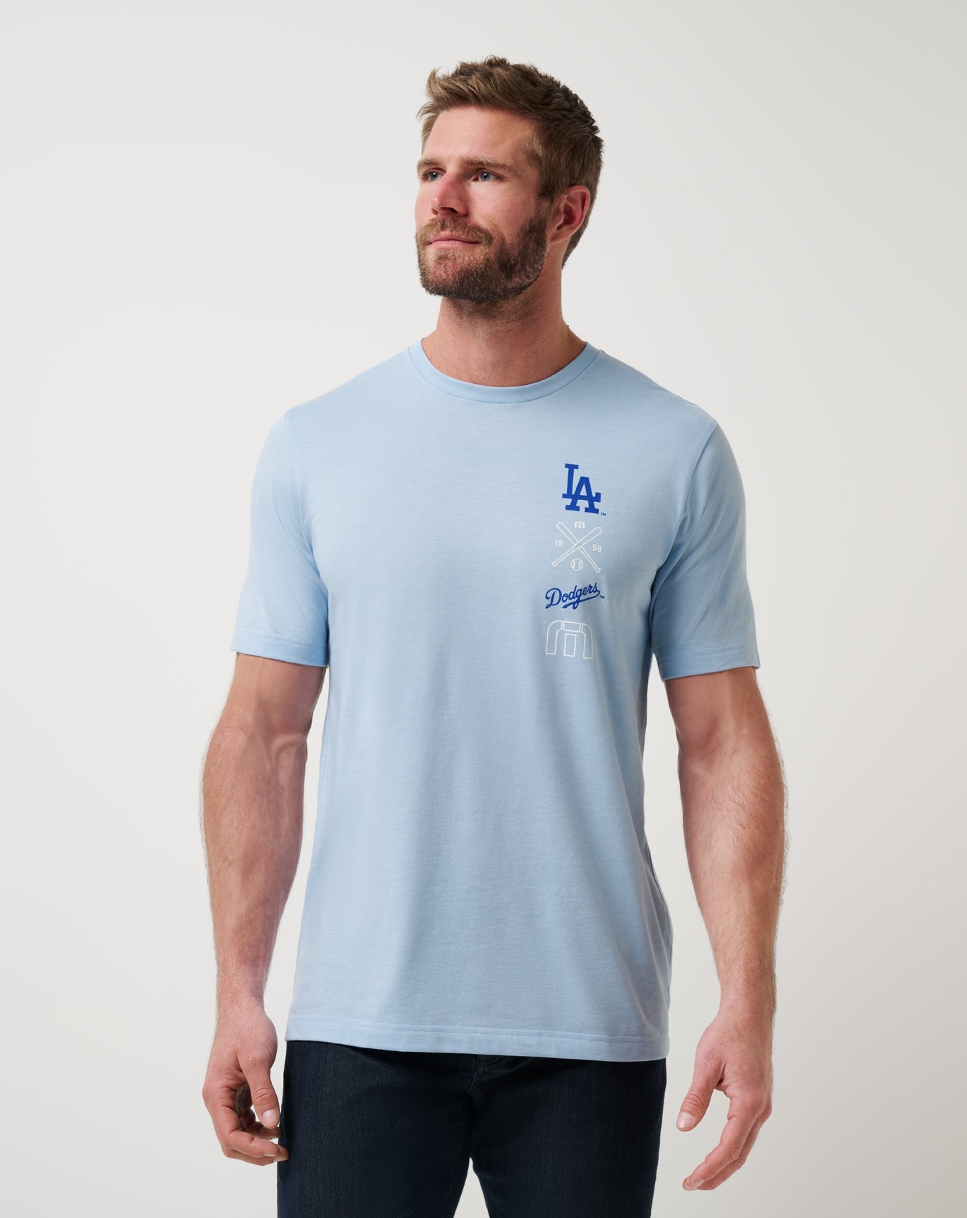 Travis Mathew Los Angeles Dodgers Sunset Slam 2.0 Tee