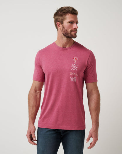 Travis Mathew Philadelphia Phillies Sunset Slam 2.0 Tee