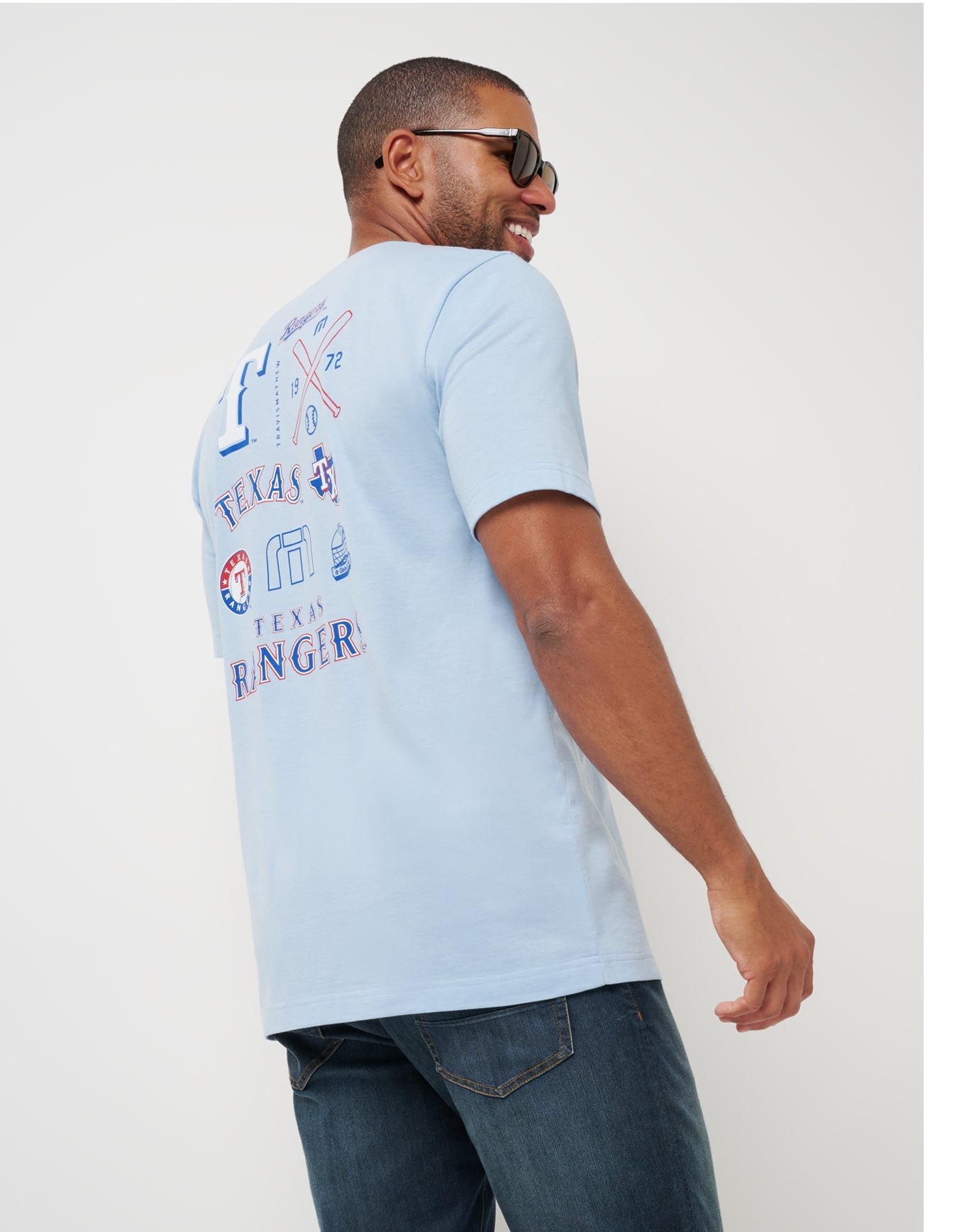 Travis Mathew Texas Rangers Friendly Rivalry Tee