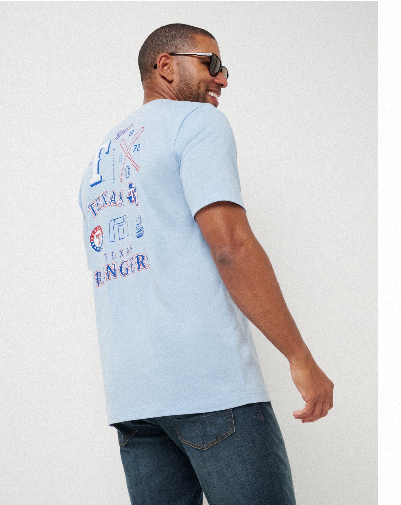 Travis Mathew Texas Rangers Friendly Rivalry Tee