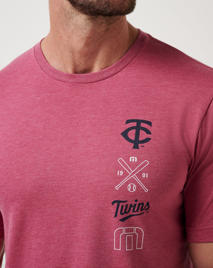 Travis Mathew Minnesota Twins Sunset Slam 2.0 Tee