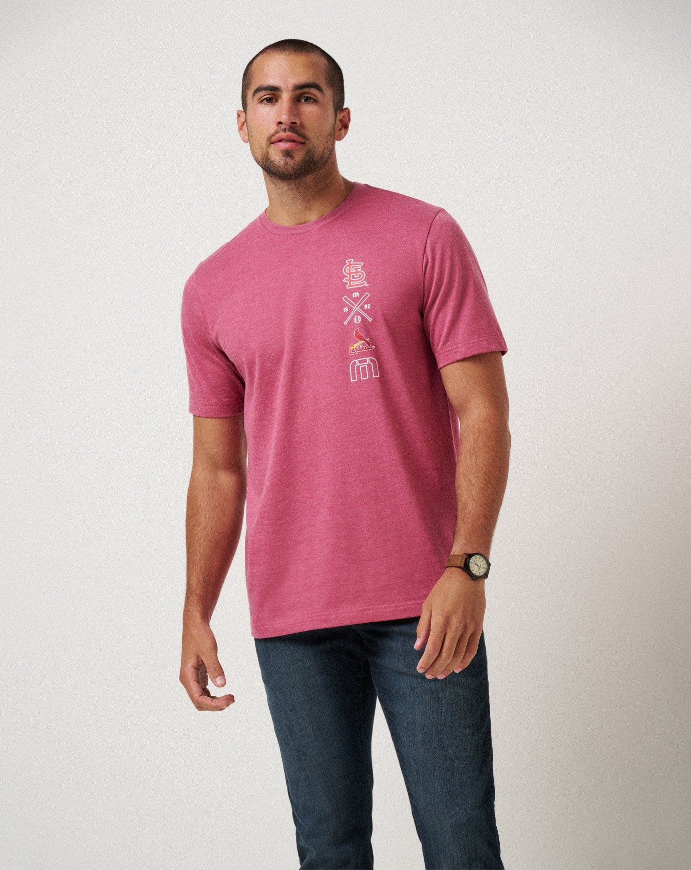 Travis Mathew St Louis Cardinals Sunset Slam 2.0 Tee