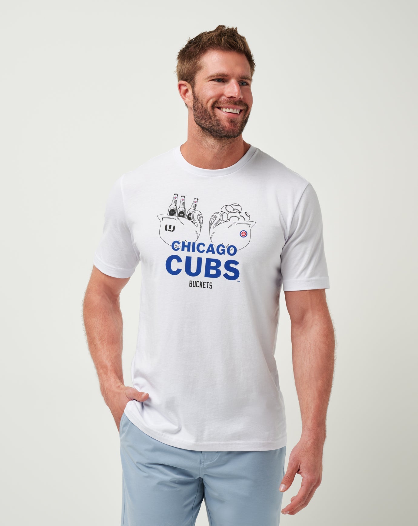 Travis Mathew Chicago Cubs Strike One Tee