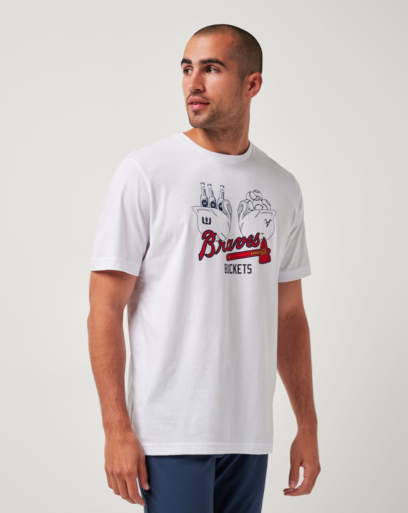 Travis Mathew Atlanta Braves Strike One Tee