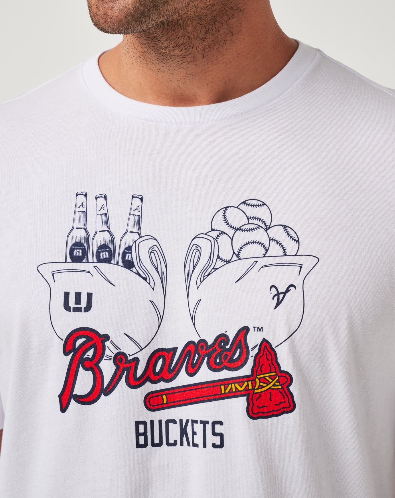 Travis Mathew Atlanta Braves Strike One Tee