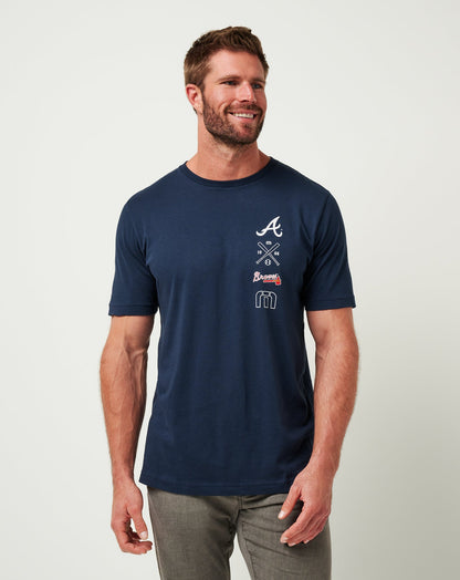 Travis Mathew Atlanta Braves Sunset Slam Tee