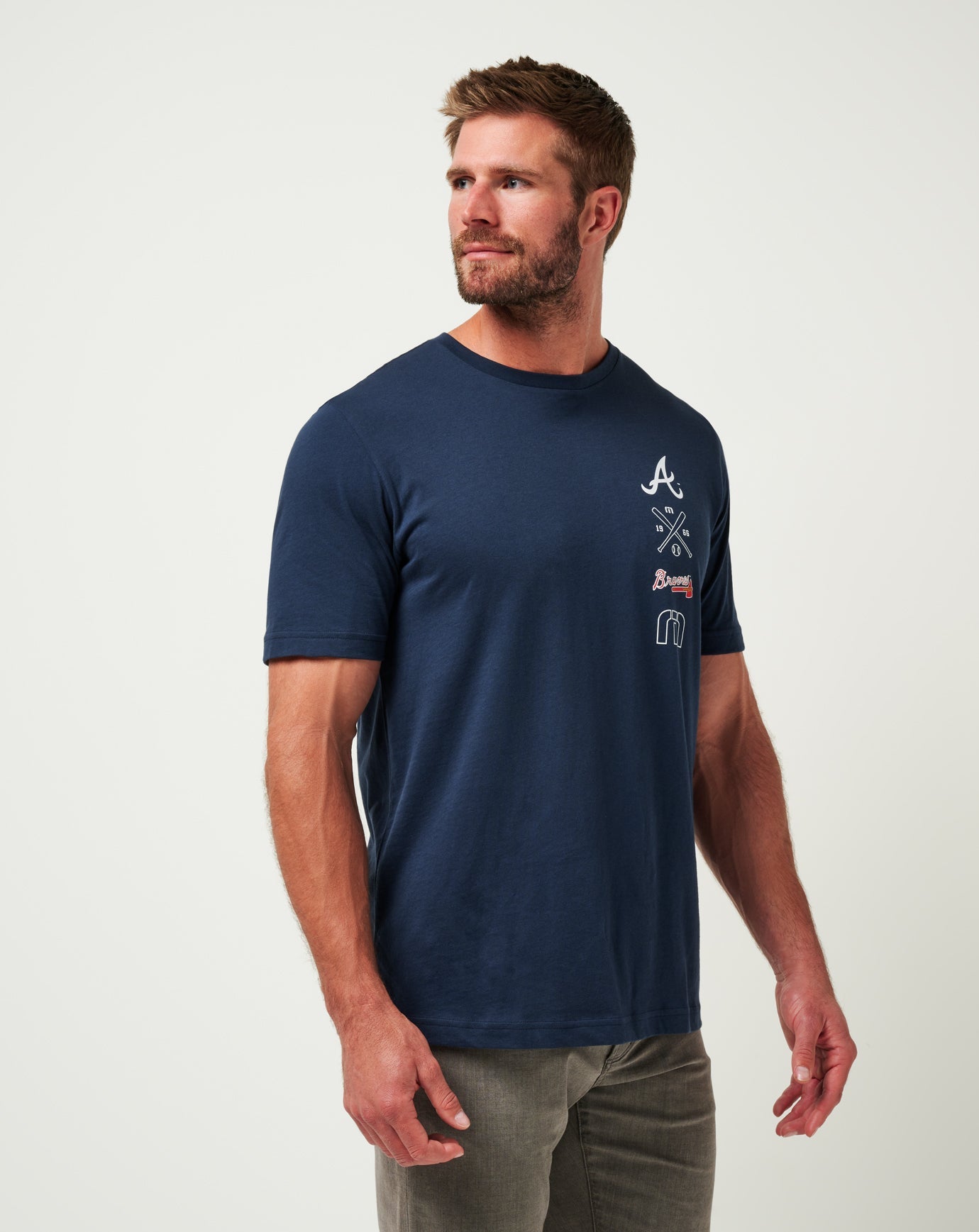 Travis Mathew Atlanta Braves Sunset Slam Tee