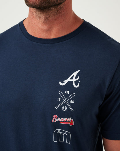 Travis Mathew Atlanta Braves Sunset Slam Tee
