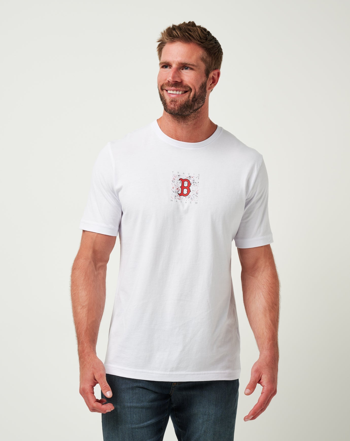 Travis Mathew Boston Red Sox In The Dugout Tee