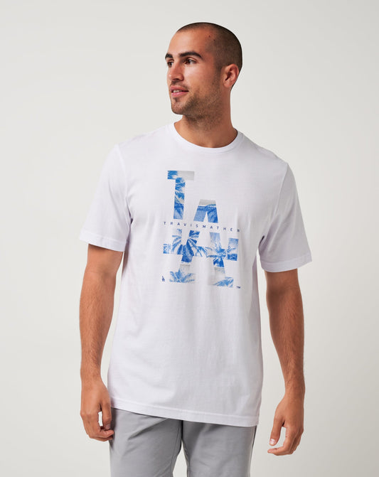 Travis Mathew Los Angeles Dodgers Bleacher Breeze Tee