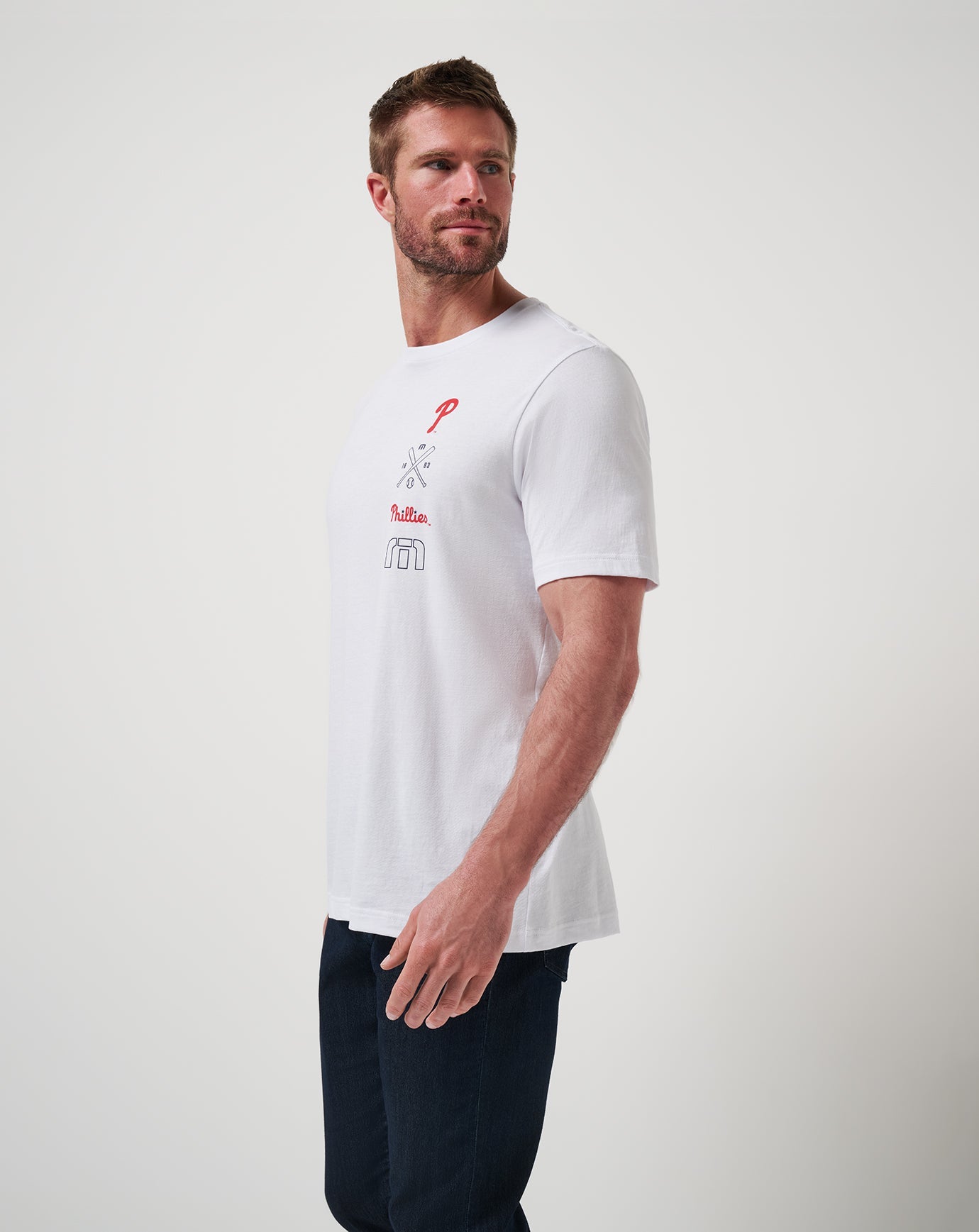 Travis Mathew Philadelphia Phillies Sunset Slam 2.0 Tee