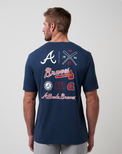 Travis Mathew Atlanta Braves Friendly Rivalry Tee