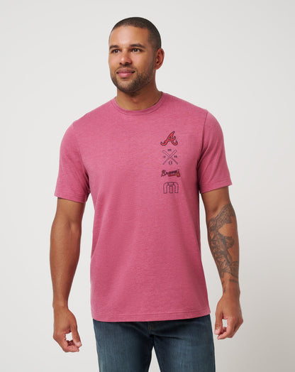 Travis Mathew Atlanta Braves Sunset Slam 2.0 Tee