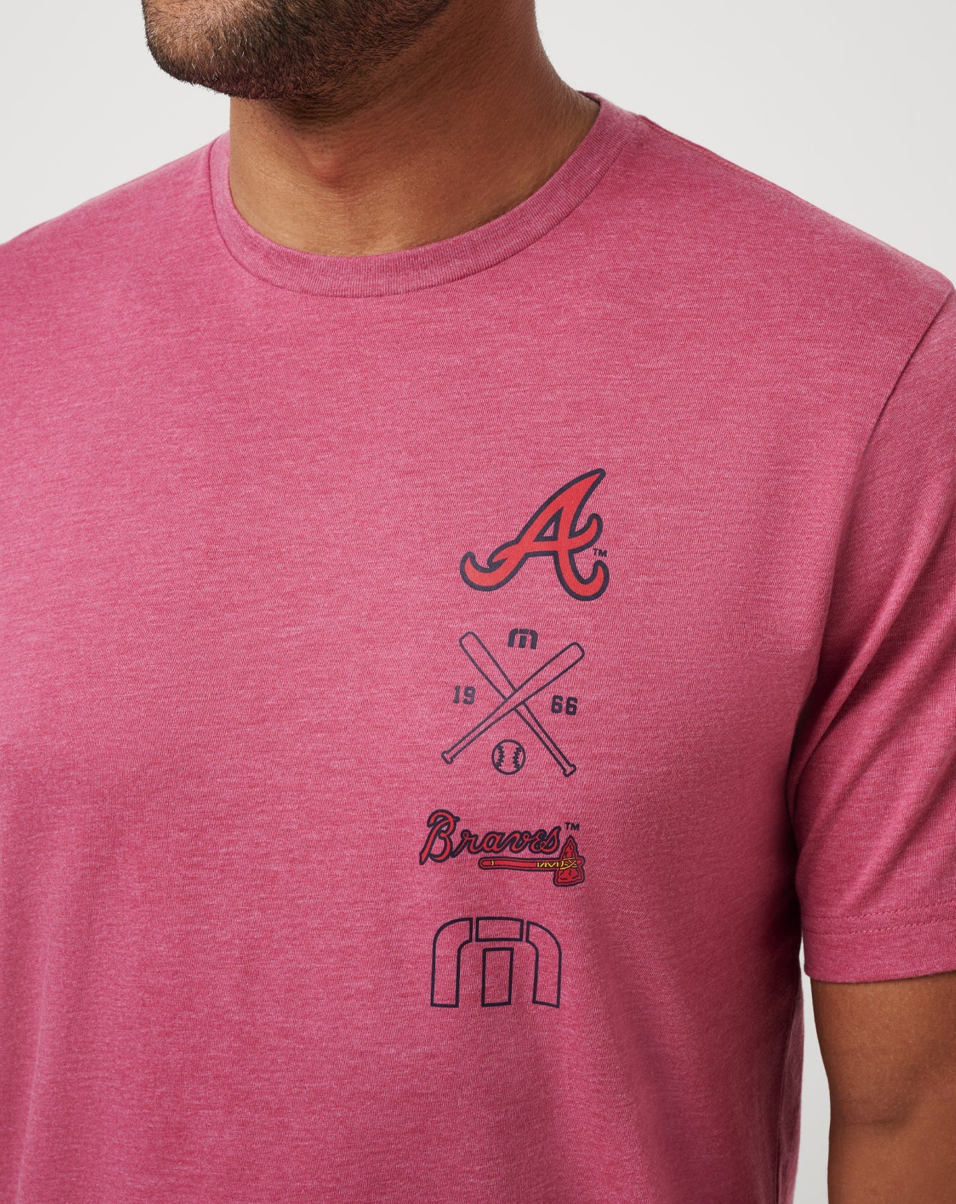 Travis Mathew Atlanta Braves Sunset Slam 2.0 Tee