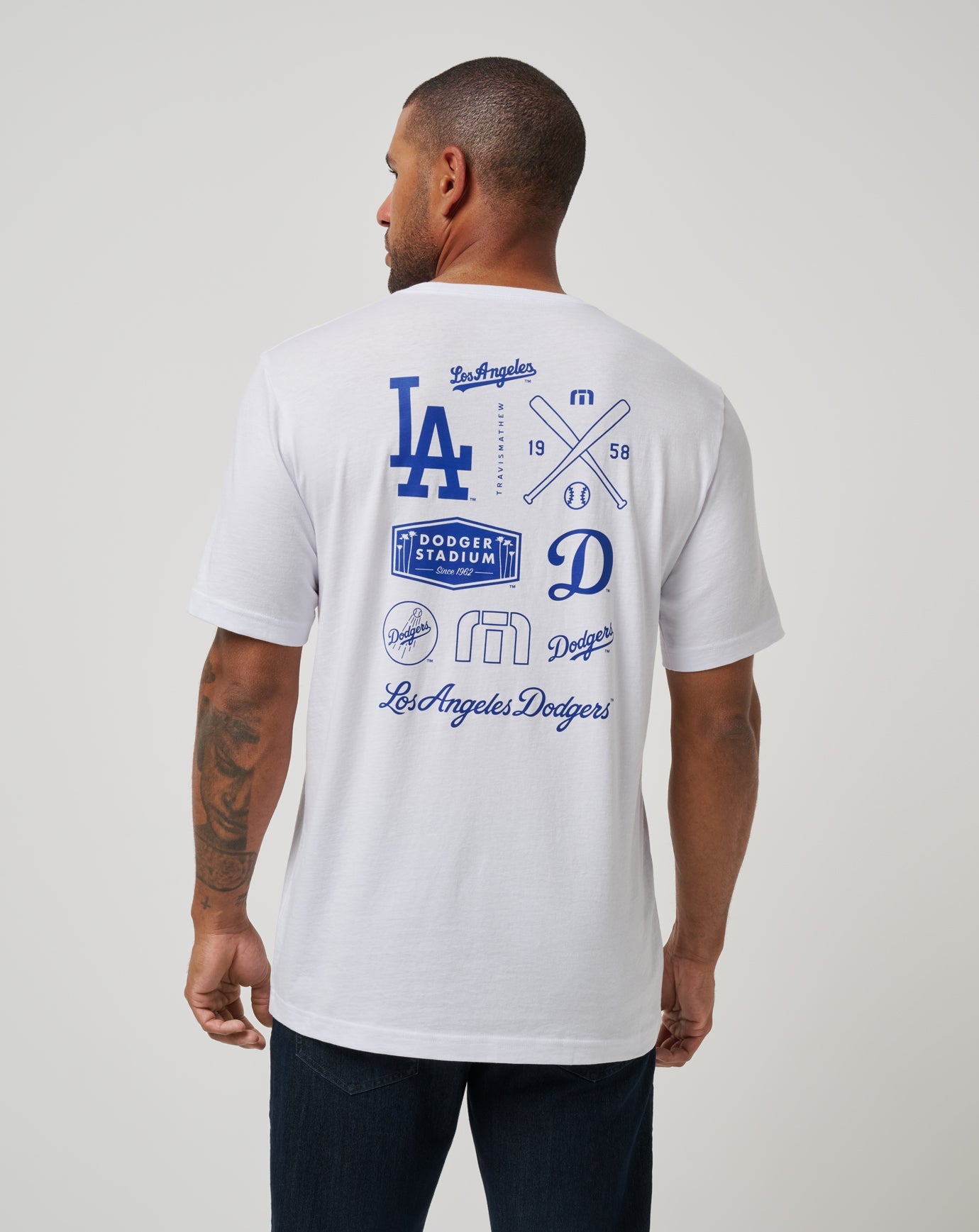 Travis Mathew Los Angeles Dodgers Friendly Rivalry Tee