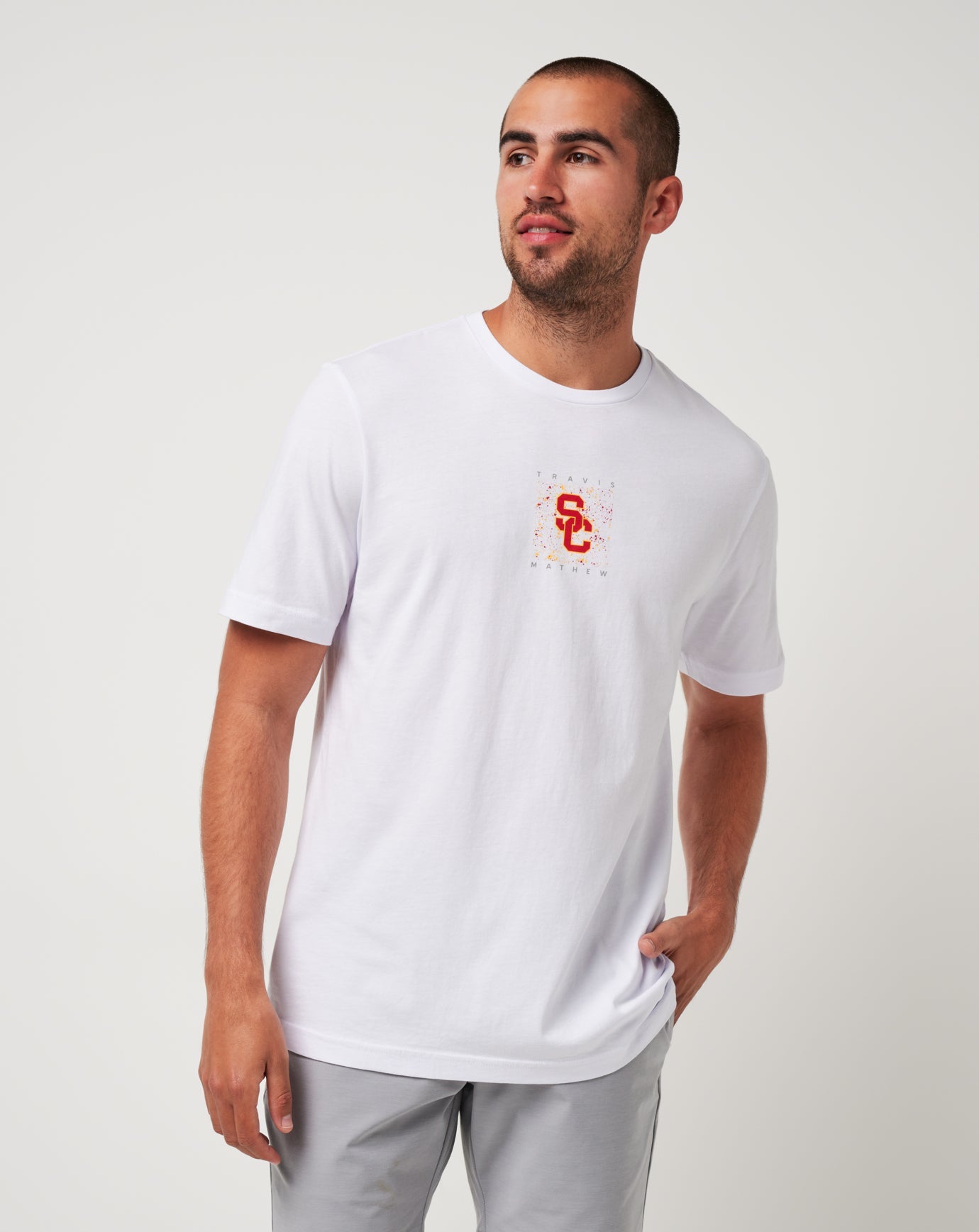 Travis Mathew USC School Spirit Tee