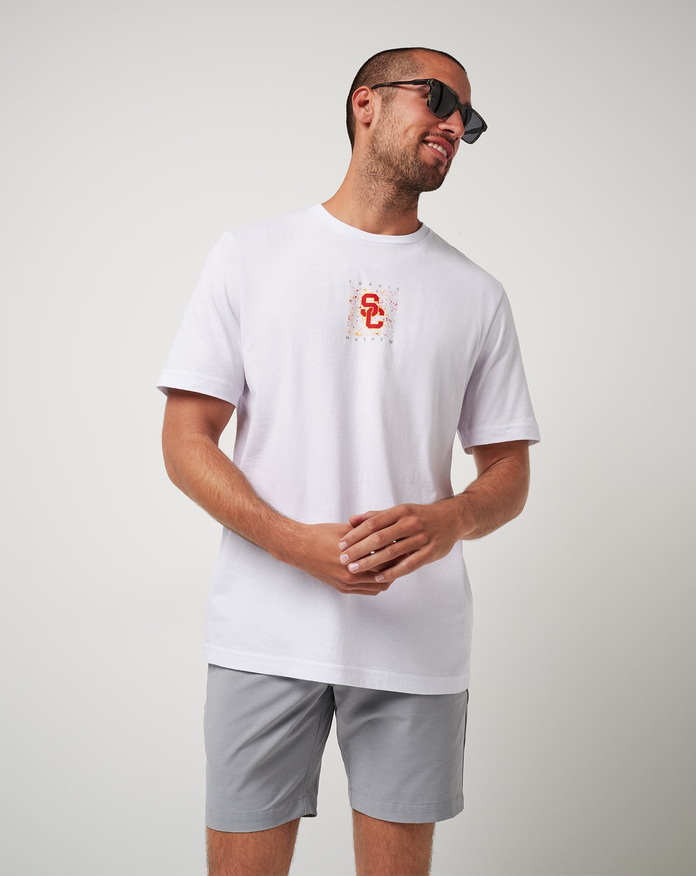Travis Mathew USC School Spirit Tee