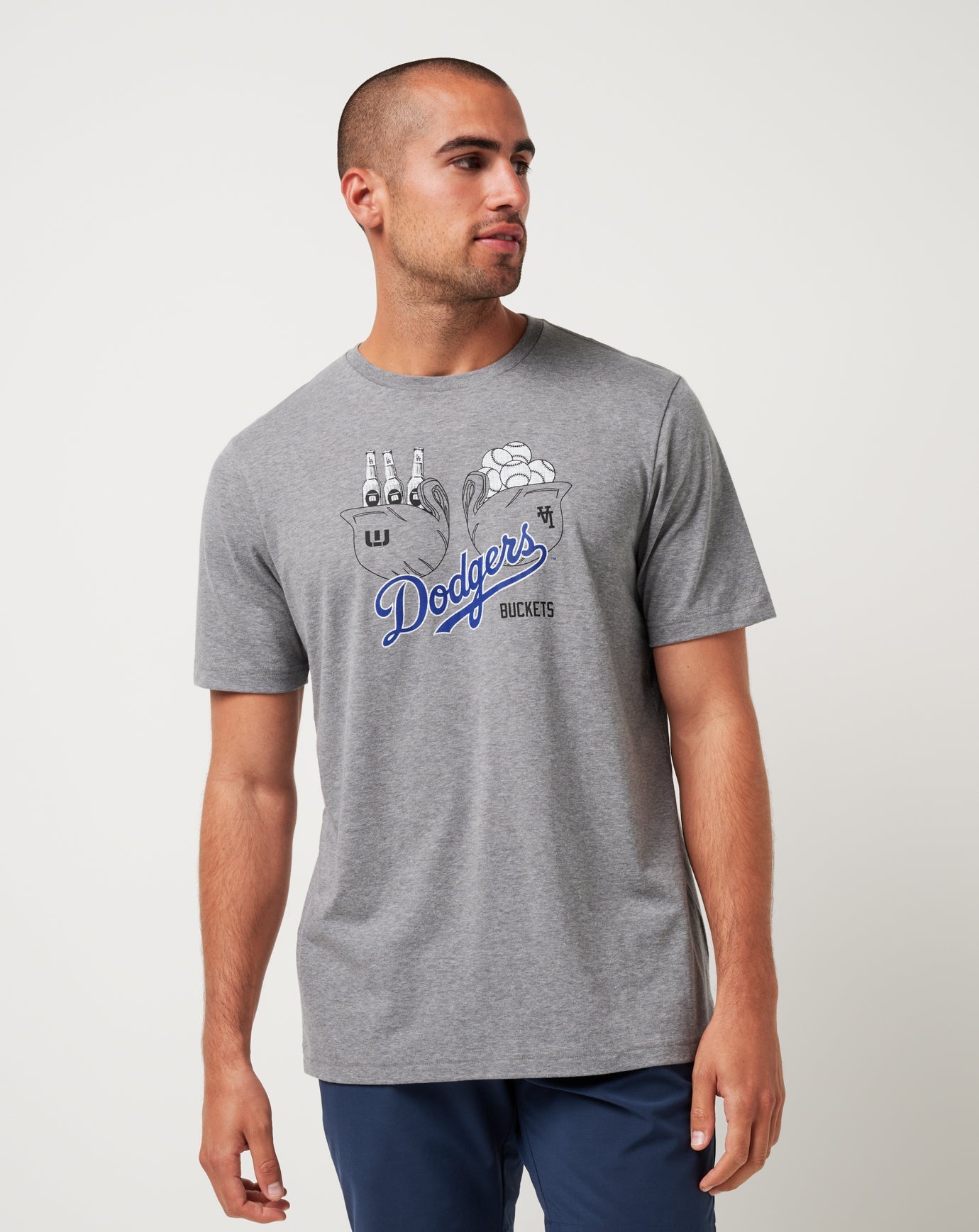 Travis Mathew Los Angeles Dodgers Strike One Tee