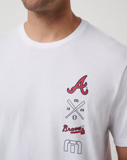 Travis Mathew Atlanta Braves Sunset Slam 2.0 Tee