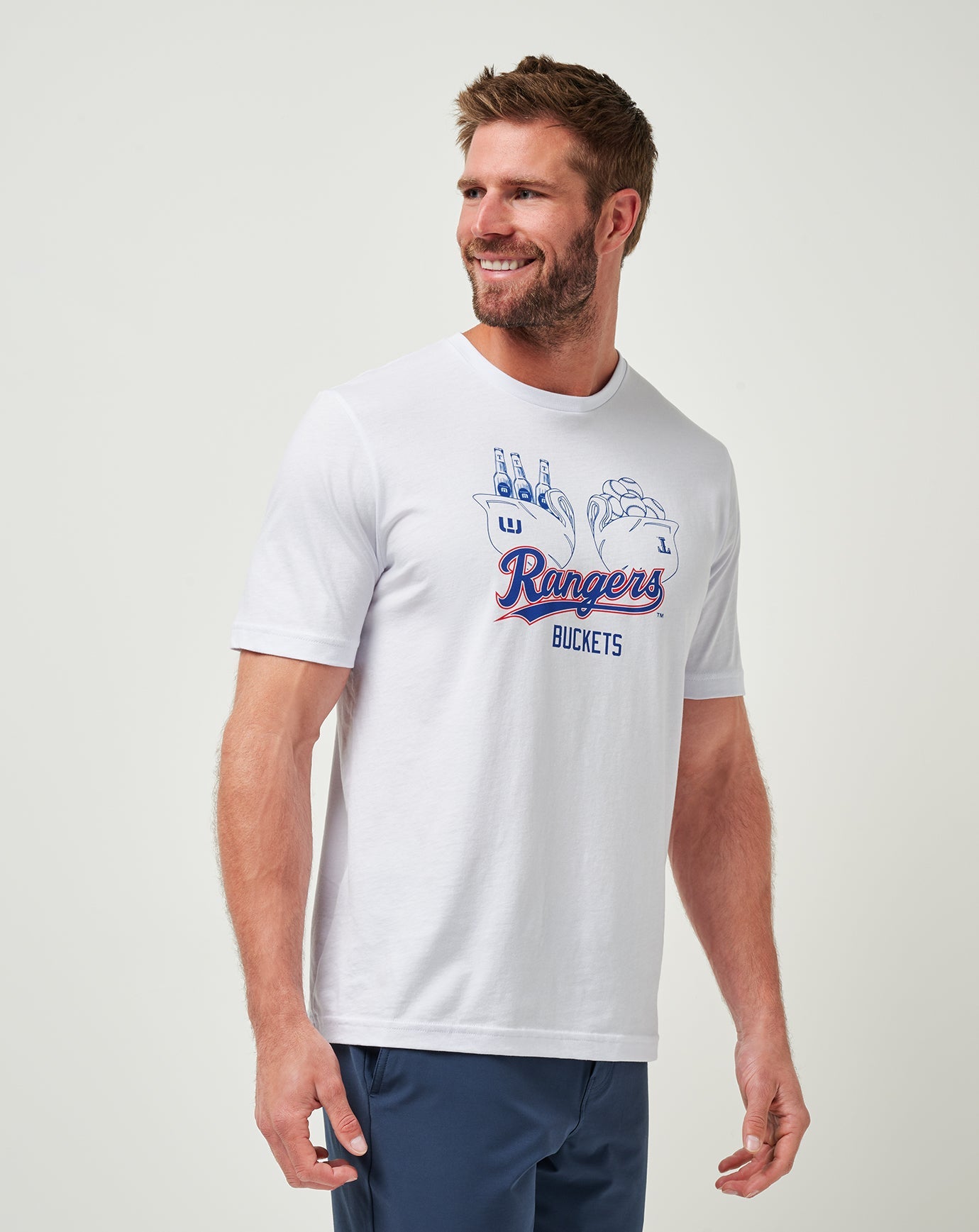 Travis Mathew Texas Rangers Strike One Tee