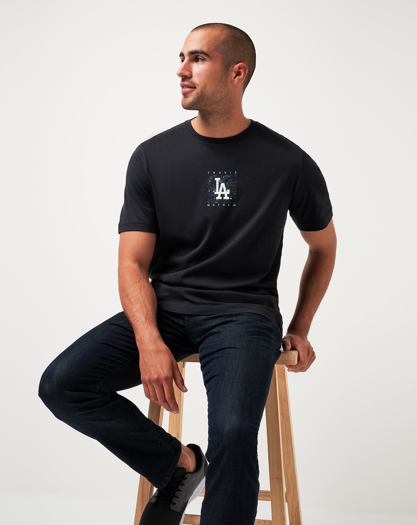 Travis Mathew Los Angeles Dodgers In The Dugout Tee