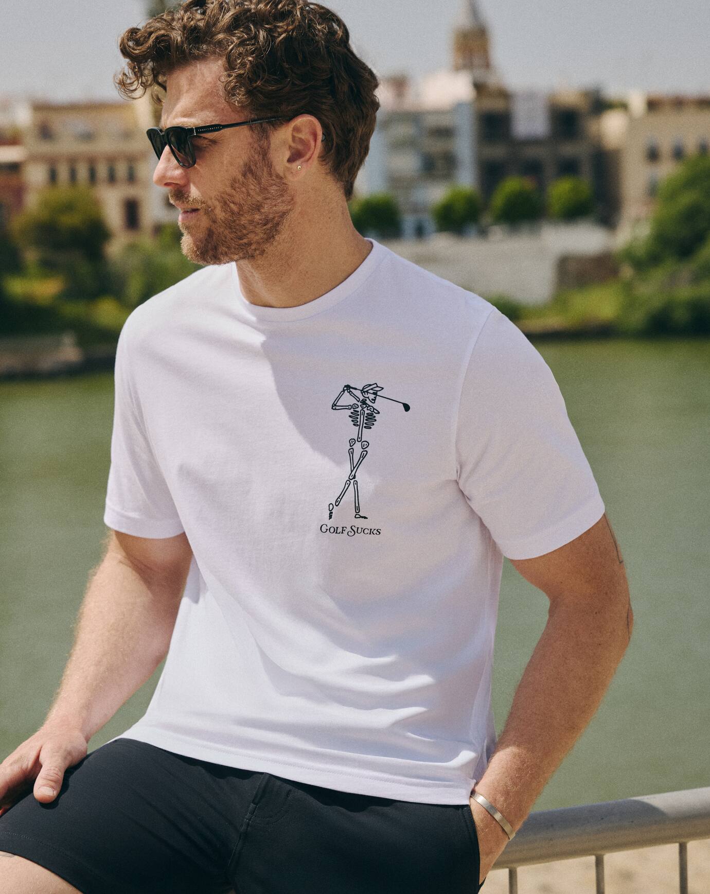 Travis Mathew Golf Sucks Tee