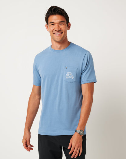 Travis Mathew Lost Mapes Pocket Tee