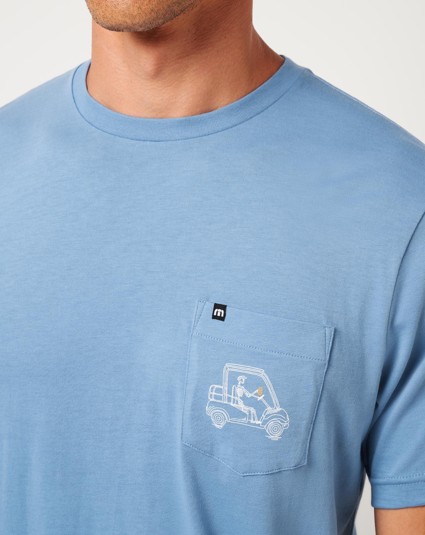 Travis Mathew Lost Mapes Pocket Tee
