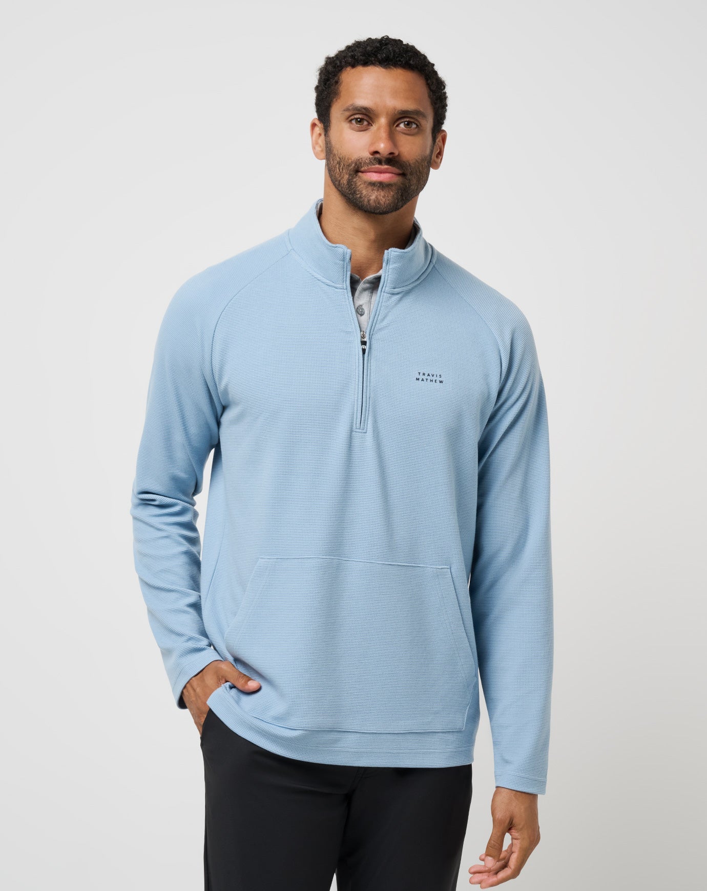 Travis Mathew Performance Waffle Quarter Zip