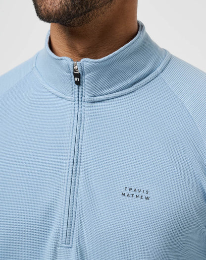 Travis Mathew Performance Waffle Quarter Zip