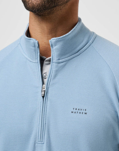 Travis Mathew Performance Waffle Quarter Zip