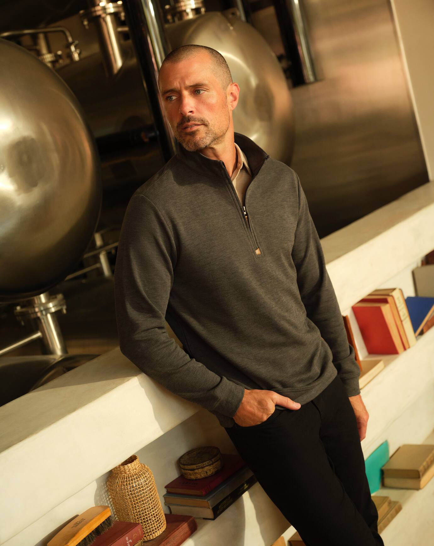 Travis Mathew Cloud Sweater Quarter Zip