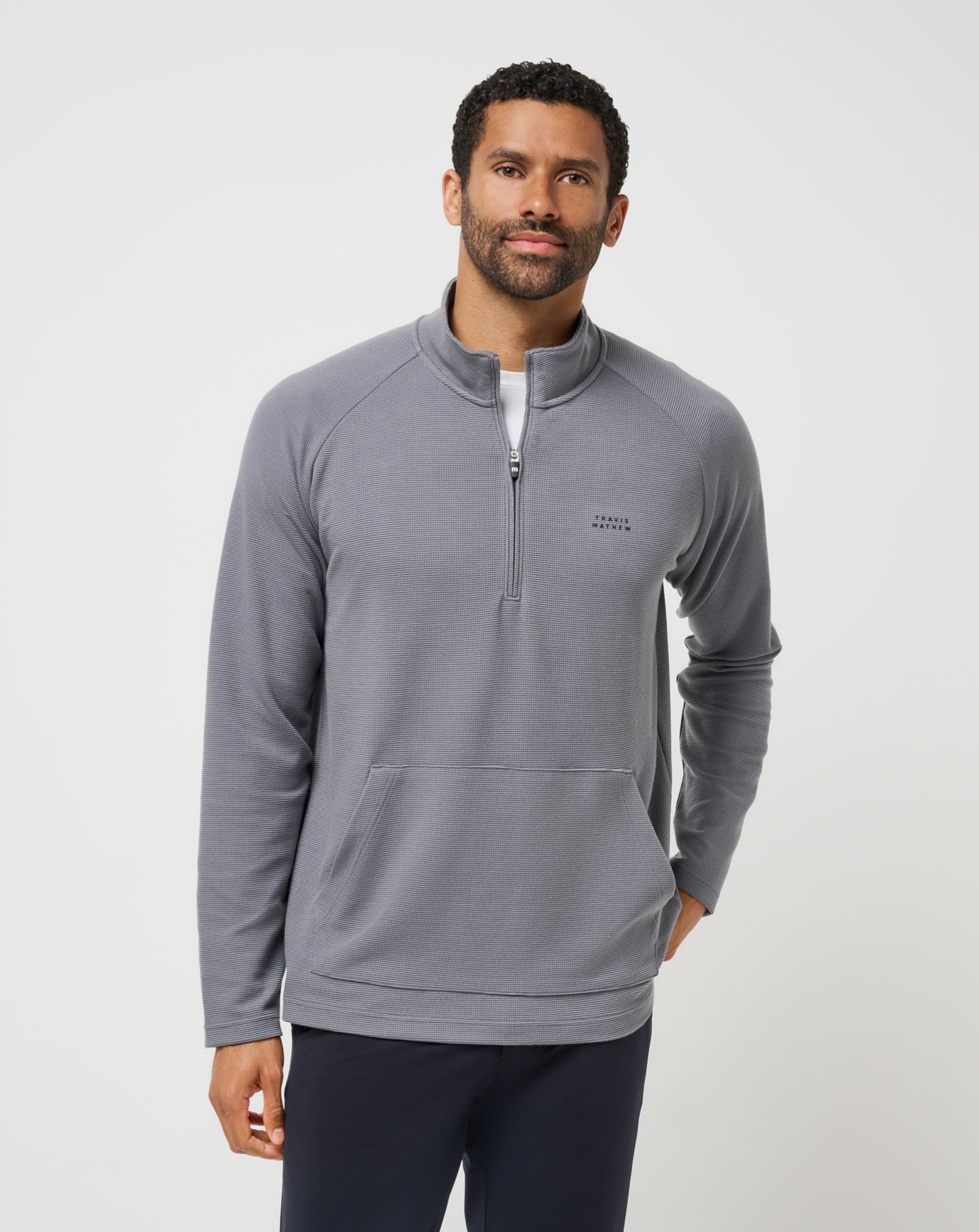 Travis Mathew Performance Waffle Quarter Zip