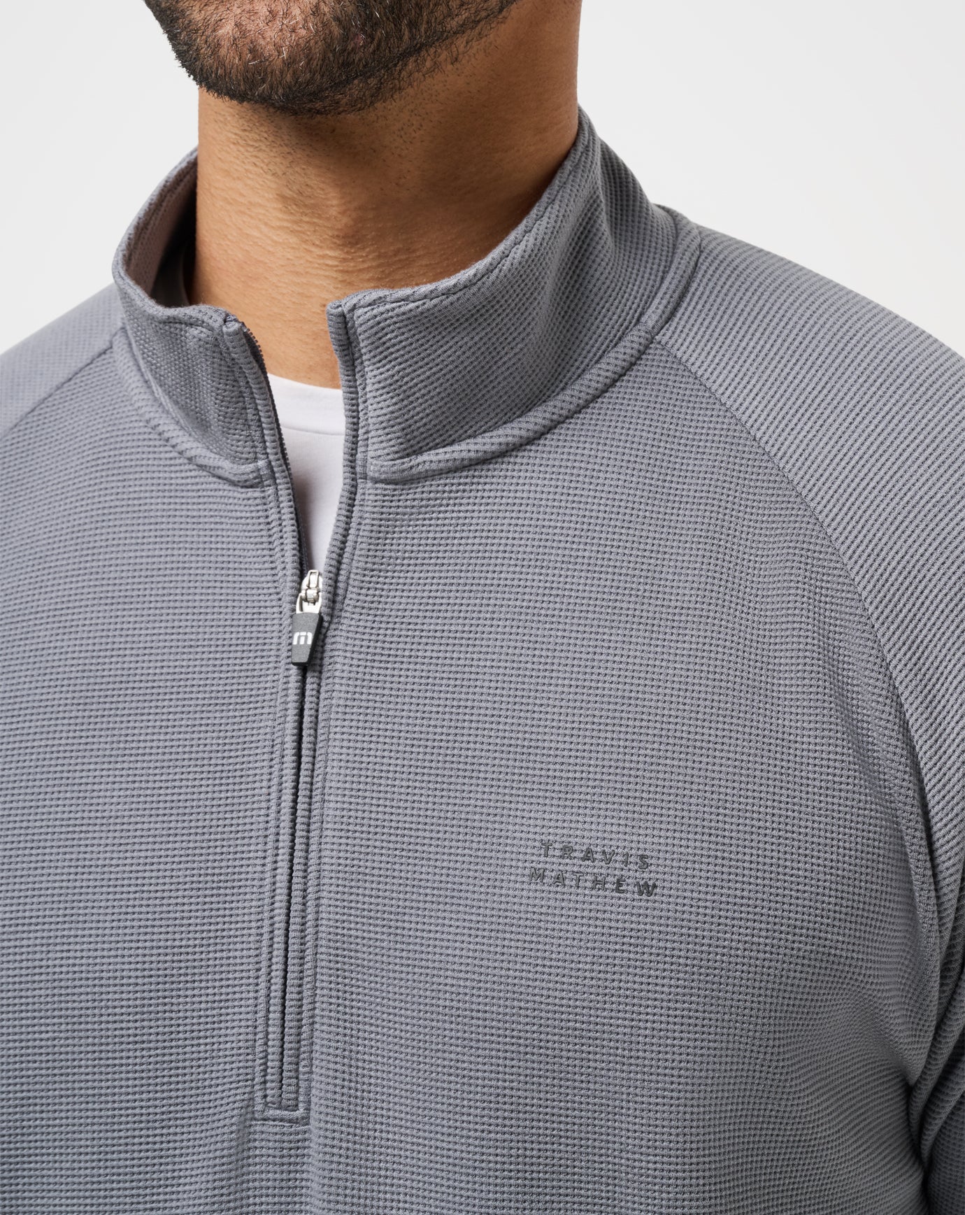 Travis Mathew Performance Waffle Quarter Zip