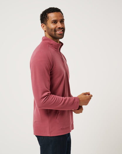 Travis Mathew Performance Waffle Quarter Zip