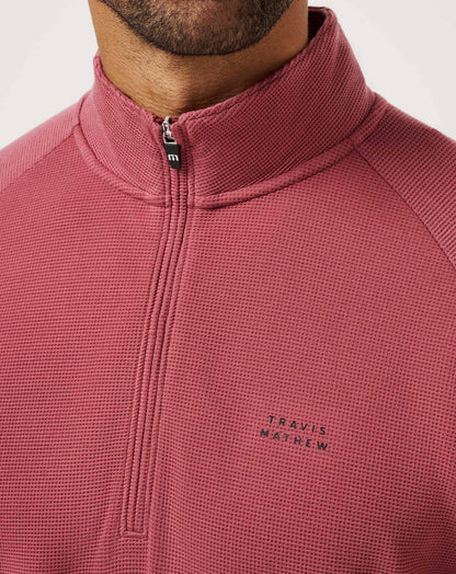 Travis Mathew Performance Waffle Quarter Zip