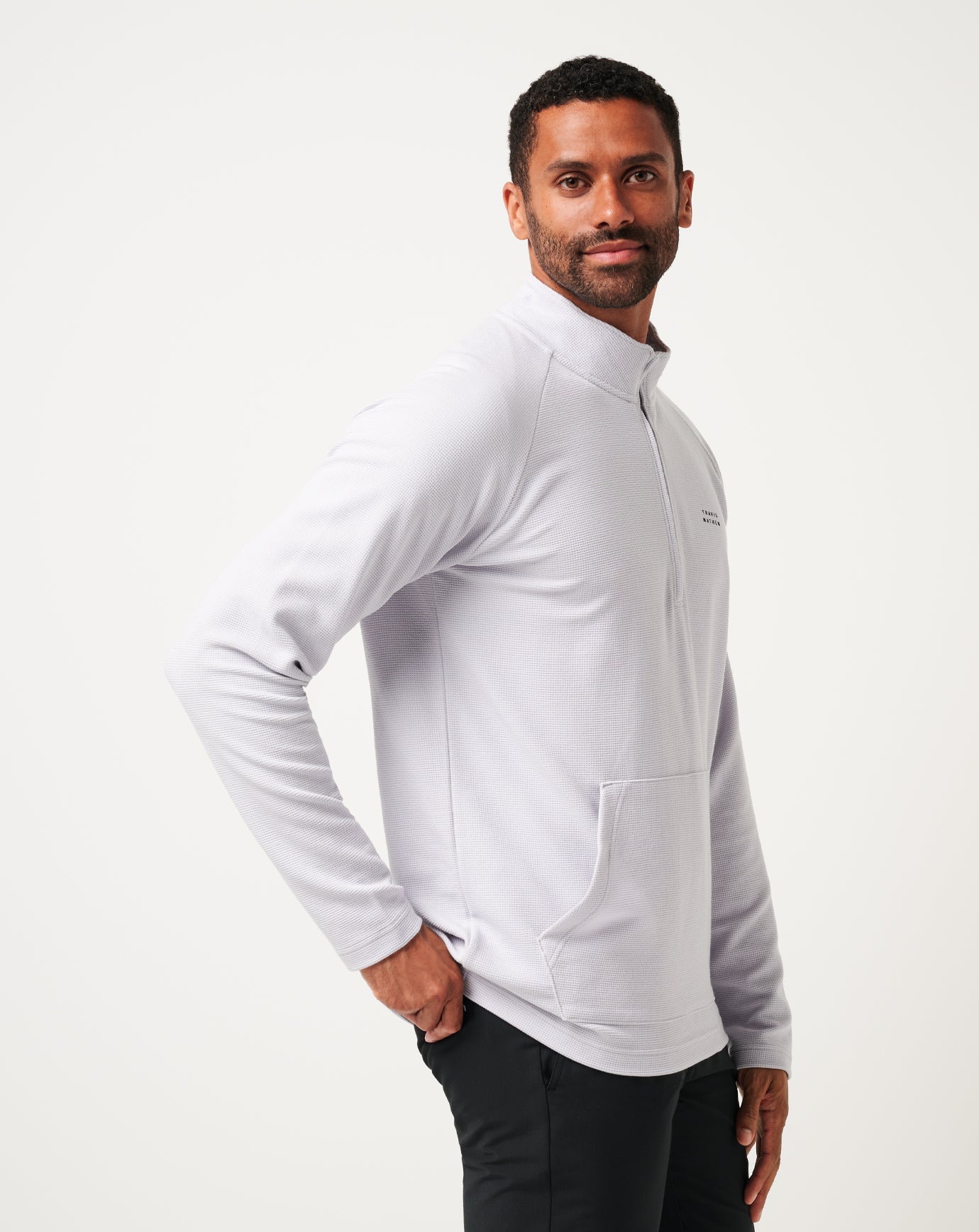 Travis Mathew Performance Waffle Quarter Zip