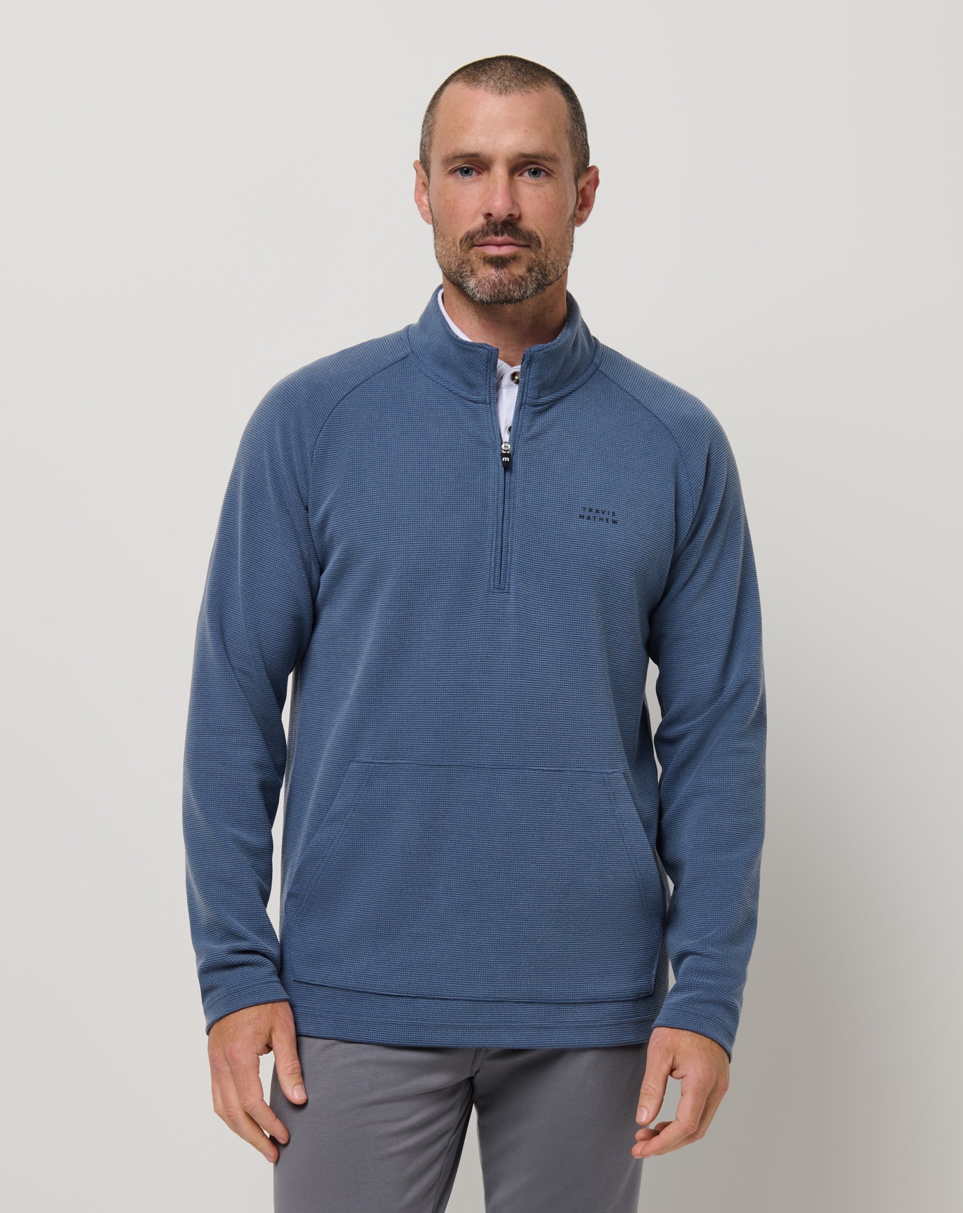 Travis Mathew Performance Waffle Quarter Zip