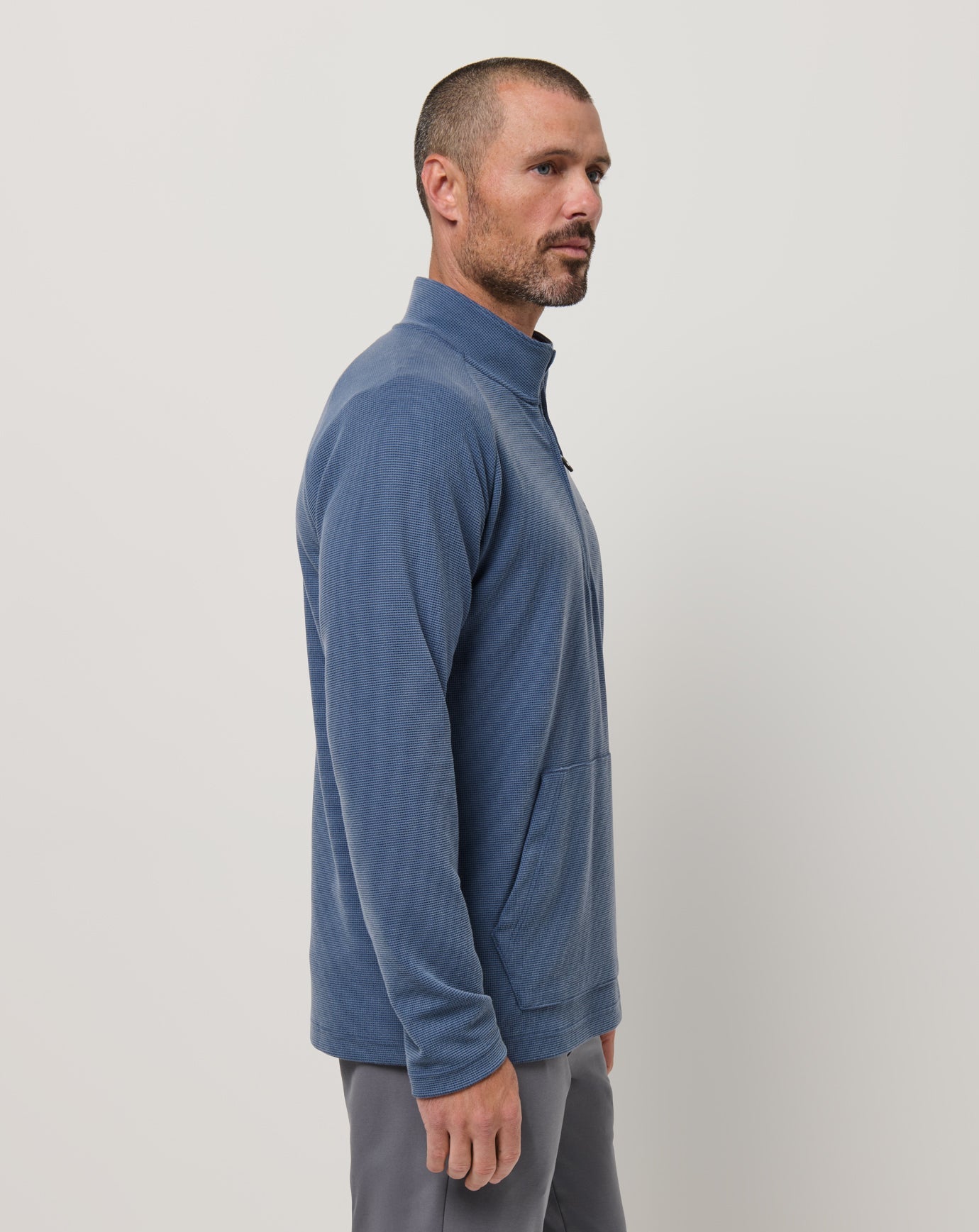 Travis Mathew Performance Waffle Quarter Zip