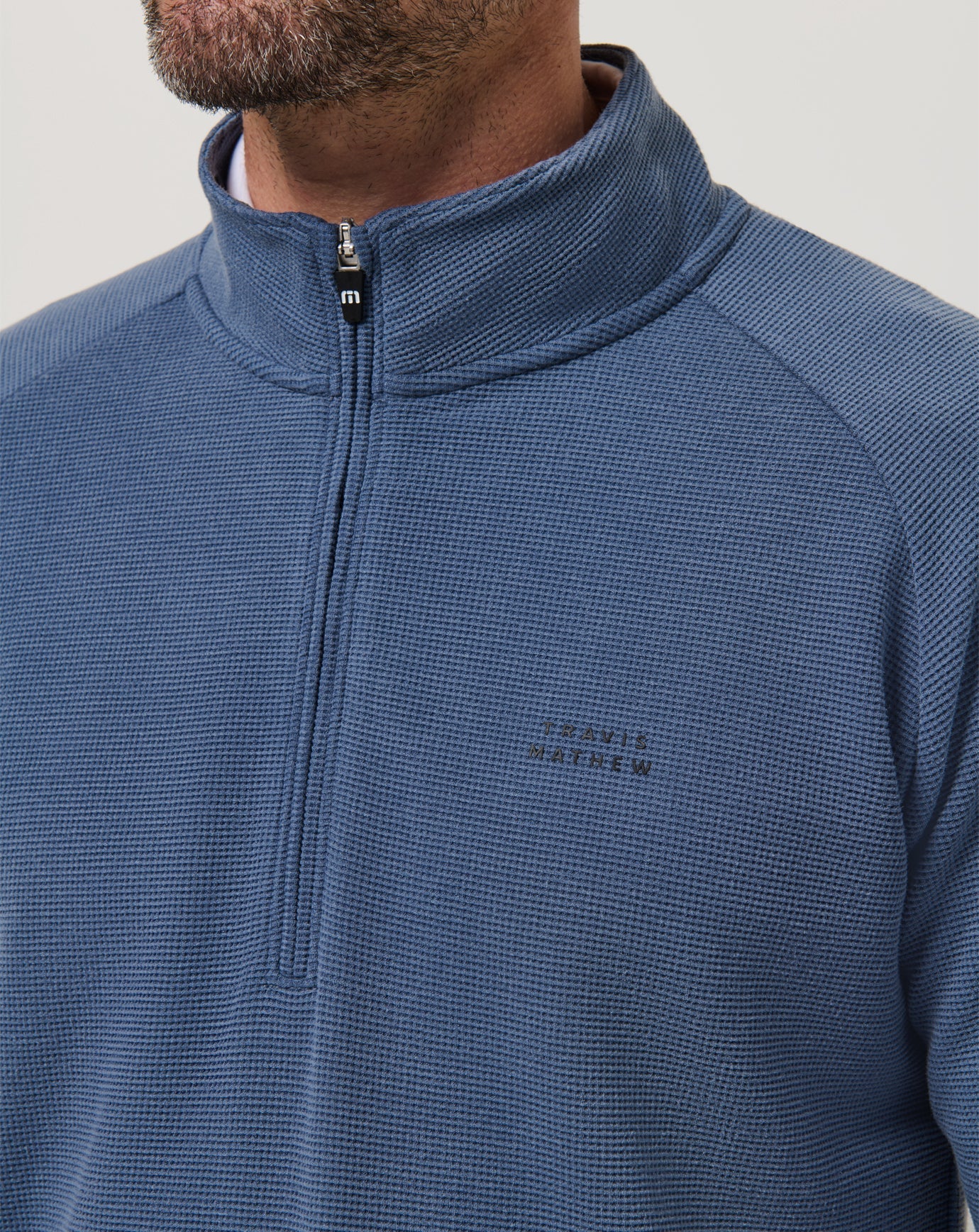 Travis Mathew Performance Waffle Quarter Zip
