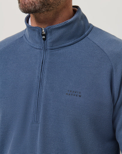 Travis Mathew Performance Waffle Quarter Zip