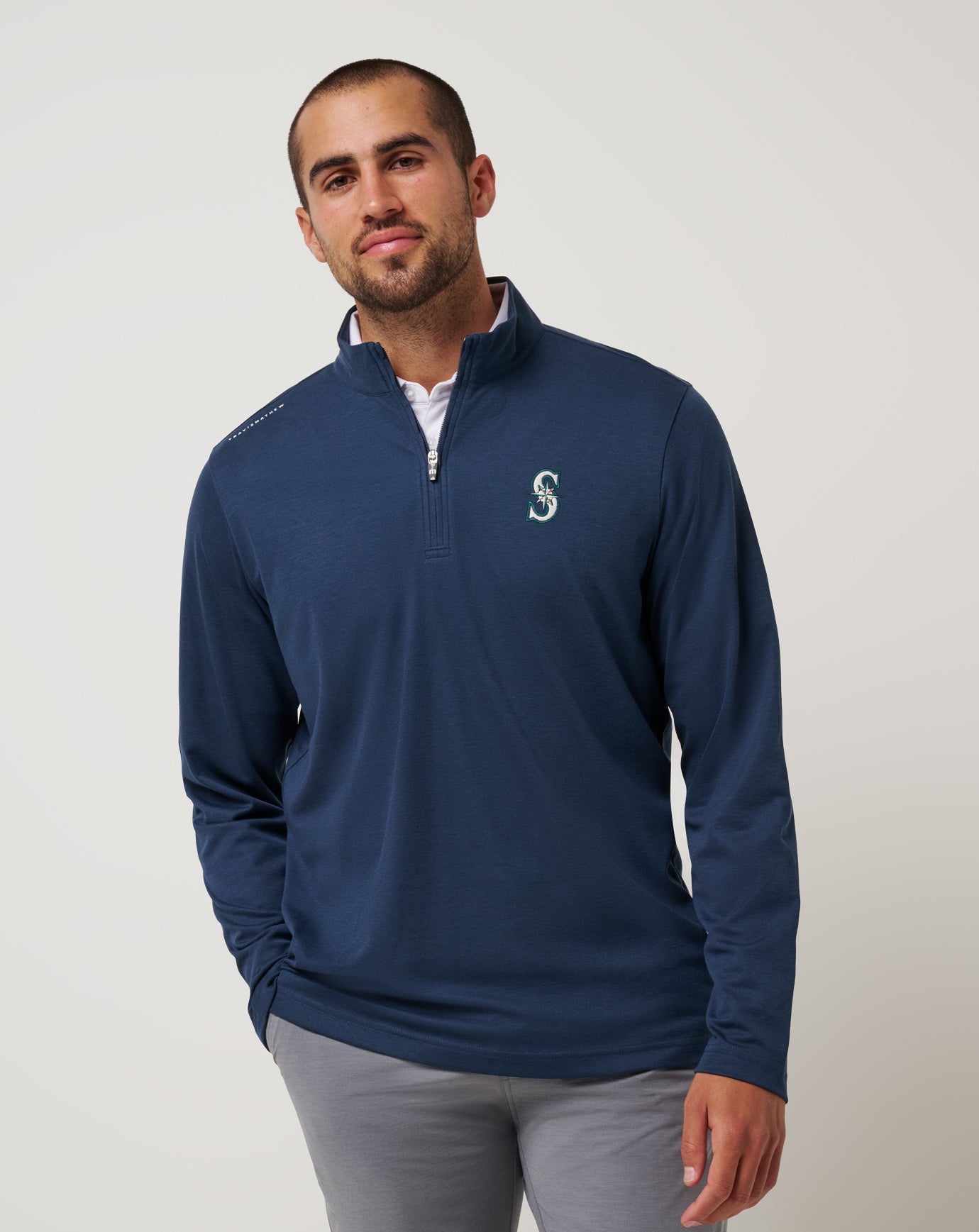 Travis Mathew Seattle Mariners Time To Tailgate Quarter Zip