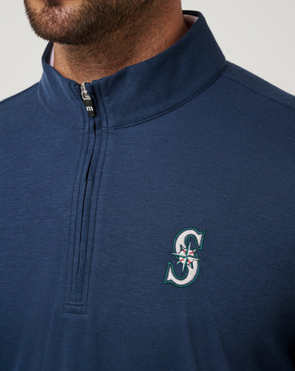 Travis Mathew Seattle Mariners Time To Tailgate Quarter Zip