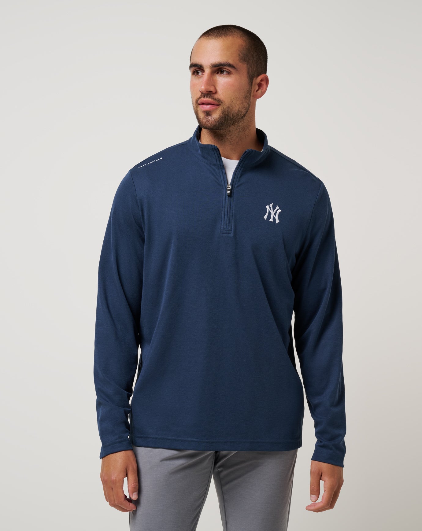 Travis Mathew New York Yankees Time To Tailgate Quarter Zip