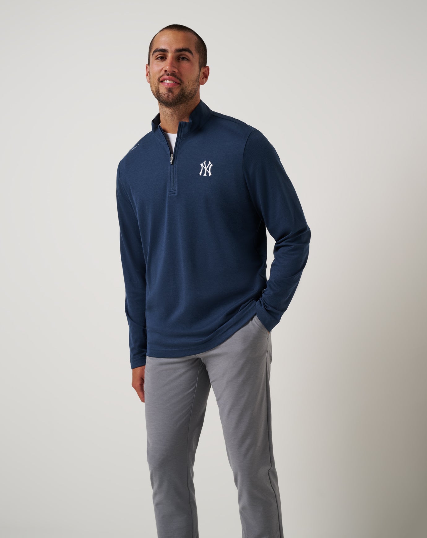 Travis Mathew New York Yankees Time To Tailgate Quarter Zip