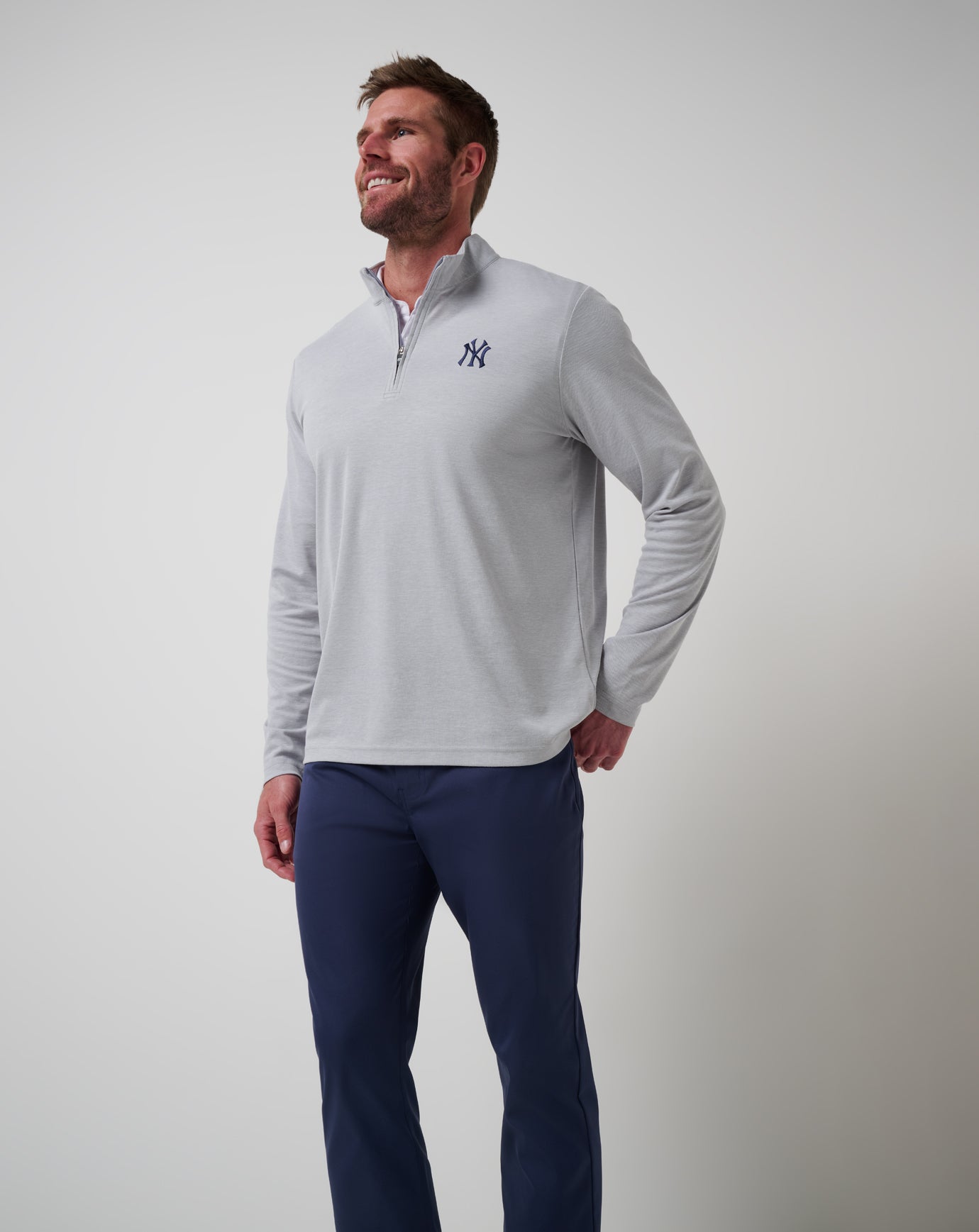 Travis Mathew New York Yankees Time To Tailgate Quarter Zip